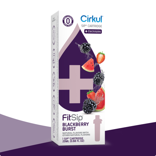 Natural Fruit Flavored FitSip Blackberry Burst Z16Q - Sugar-Free Fruit Flavor Cartridge Refill - Default Title