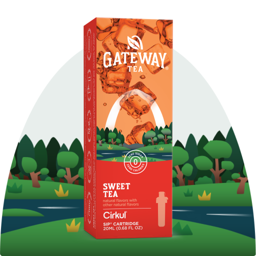 Natural Fruit Flavored Gateway Sweet Tea ZMX1 - Zero-Calorie Multi-Flavor Sip Pods for Water Bottle - Default Title
