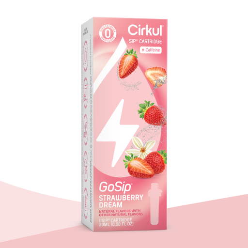 Vitamin-Infused GoSip Strawberry Dream OAF9 - Electrolyte Hydration Enhanced Taste Cartridges - Default Title