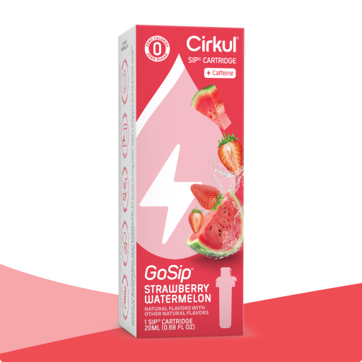 Zero-Calorie GoSip Strawberry Watermelon 9PPX - Sugar-Free Fruit Flavor Cartridge Refill - Default Title