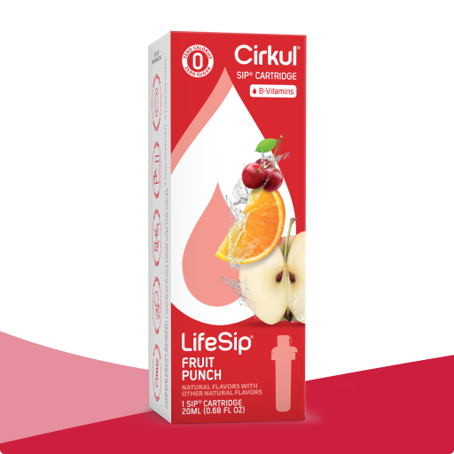 Natural Fruit Flavored LifeSip Fruit Punch EF28 - Electrolyte Hydration Enhanced Taste Cartridges - Default Title