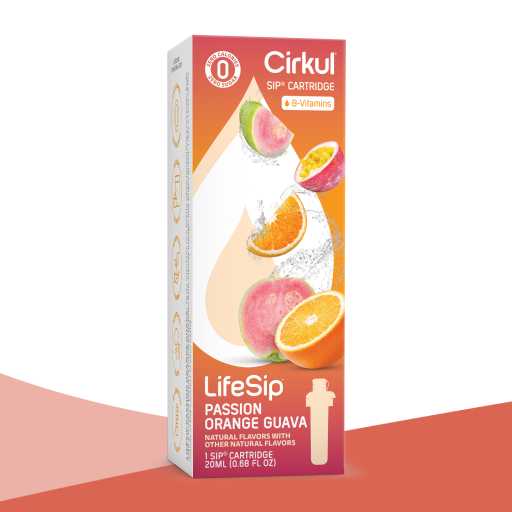 Zero-Calorie LifeSip Passion Orange Guava 375X - Electrolyte Hydration Enhanced Taste Cartridges - Default Title
