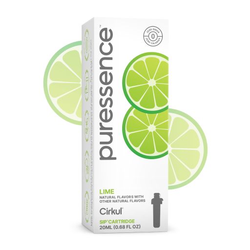 Vitamin-Infused Puressence Lime (Unsweetened) DHD6 - Sugar-Free Fruit Flavor Cartridge Refill - Default Title