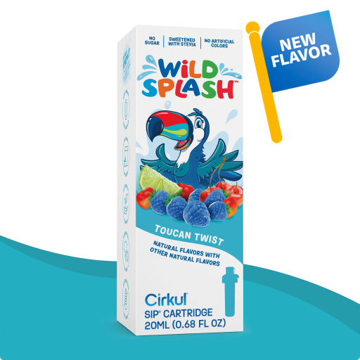 Sugar-Free Wild Splash Toucan Twist PF3X - Zero-Calorie Multi-Flavor Sip Pods for Water Bottle - Default Title