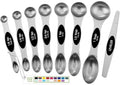 Eco-Friendly Spring Chef Stainless Steel Magnetic Measuring Spoons Set with Kit