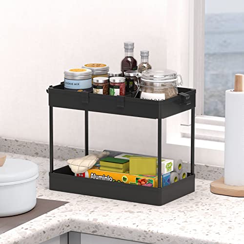 luxury SPACELEAD 3 Tier Rolling Cart with Wheels, Storage Collection