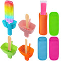Minimalist AIERSA 8pcs Popsicle Holders and Ice Pop Sleeves Kit
