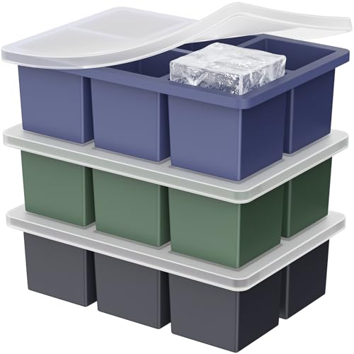 Classic Large Ice Cube Tray for Whiskey: 2" Big Essentials