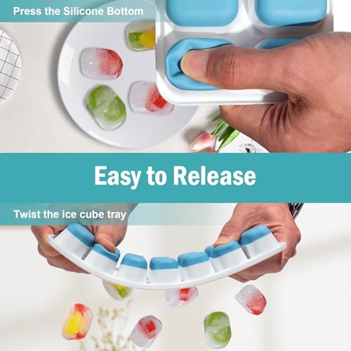 Modern 3 Pack Ice Cube Trays with Lid Collection