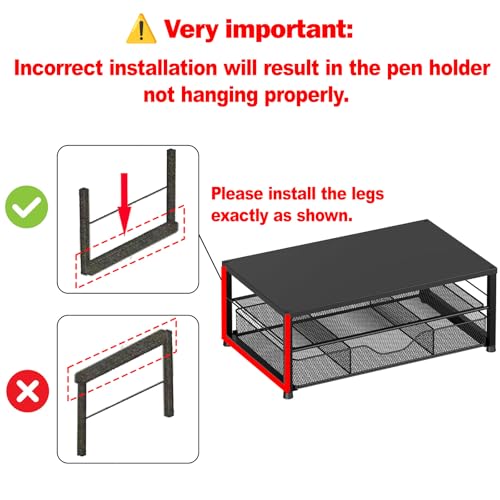 upgraded OPNICE Desk Organizer and Accessories, 2-Tier Computer Monitor Essentials