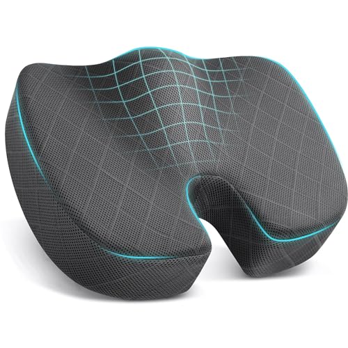 Smart Home TushGuard Seat Cushion - Memory Foam Cushion for