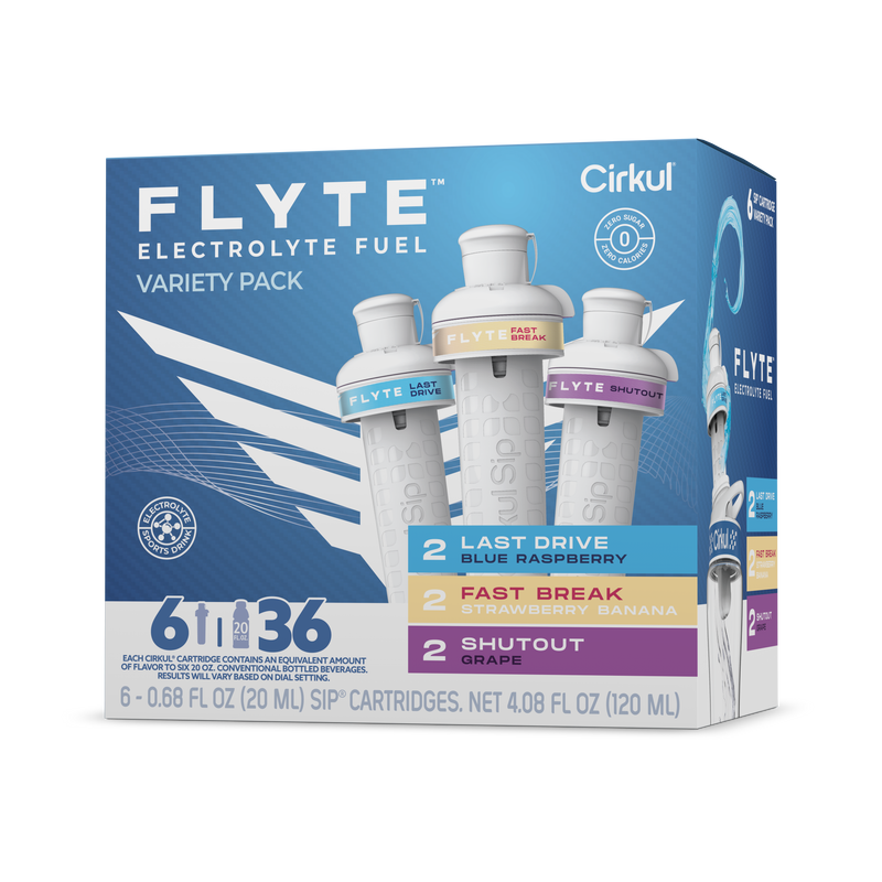 Sugar-Free Flyte 6-Pack Variety Pack MMZB - Electrolyte Hydration Enhanced Taste Cartridges - Default Title