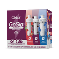 Vitamin-Infused GoSip 6-Pack Variety Pack CB6Q - Sugar-Free Fruit Flavor Cartridge Refill - Default Title