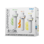 Natural Fruit Flavored Puressence 6-Pack Variety Pack 3T3F - Sugar-Free Fruit Flavor Cartridge Refill - Default Title