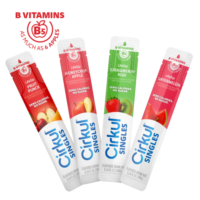 Sugar-Free 16-Pack  Singles LifeSip Bundle TIN3 - Zero-Calorie Multi-Flavor Sip Pods for Water Bottle - Default Title