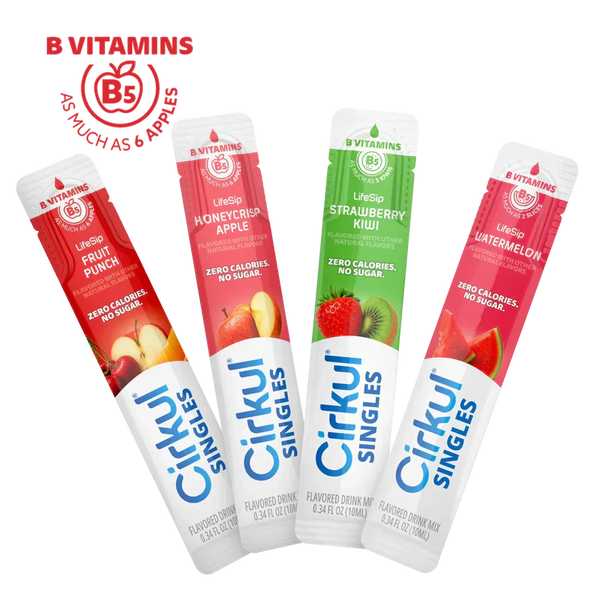 Sugar-Free 16-Pack  Singles LifeSip Bundle TIN3 - Zero-Calorie Multi-Flavor Sip Pods for Water Bottle - Default Title