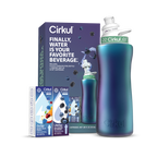 Playful Geometric 32oz. Chameleon Stainless Steel Bottle Starter Kit 95KR - Squishy Dohnut Sweet Treat Shaped Stress Toy Detail