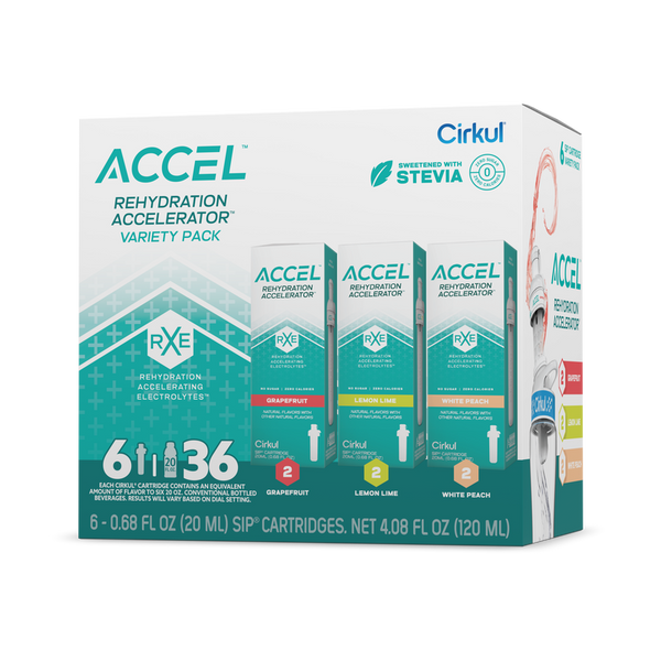 Sugar-Free Accel 6-Pack Variety Pack IZ9I - Sugar-Free Fruit Flavor Cartridge Refill - Default Title