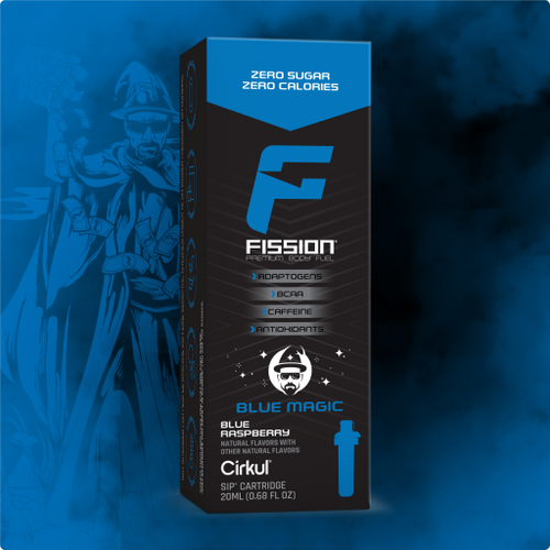 Natural Fruit Flavored Fission Blue Magic NRBF - Sugar-Free Fruit Flavor Cartridge Refill - Default Title