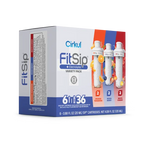 Vitamin-Infused FitSip 6-Pack Variety Pack HE3H - Electrolyte Hydration Enhanced Taste Cartridges Detail