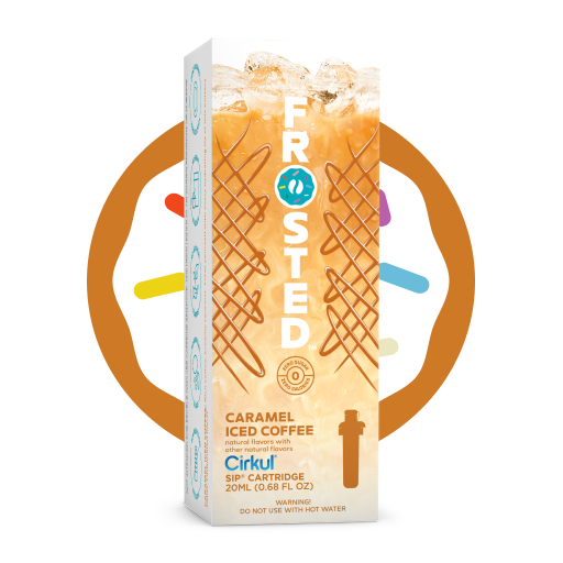 Sugar-Free Frosted Caramel Iced Coffee 9HCZ - Zero-Calorie Multi-Flavor Sip Pods for Water Bottle - Default Title