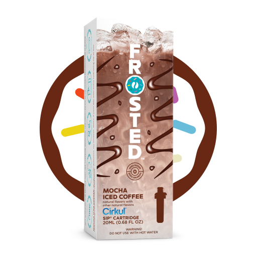 Sugar-Free Frosted Mocha Iced Coffee J5FU - Zero-Calorie Multi-Flavor Sip Pods for Water Bottle - Default Title