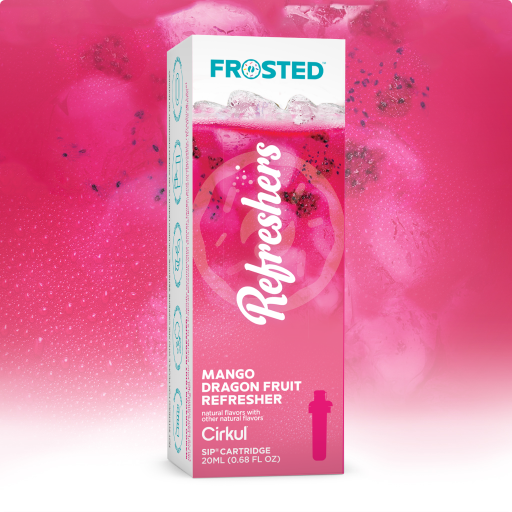 Zero-Calorie Frosted Mango Dragon Fruit Refresher 5X1T - Vitamin-Infused Natural Refreshing Flavor Core - Default Title