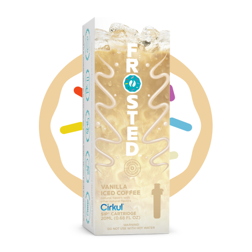Natural Fruit Flavored Frosted Vanilla Iced Coffee A096 - Sugar-Free Fruit Flavor Cartridge Refill - Default Title