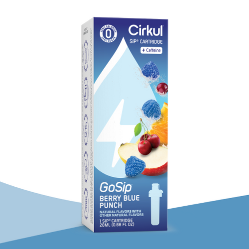 Natural Fruit Flavored GoSip Berry Blue Punch YSFQ - Vitamin-Infused Natural Refreshing Flavor Core - Default Title