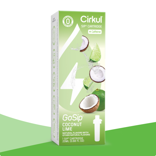 Zero-Calorie GoSip Coconut Lime WWKC - Electrolyte Hydration Enhanced Taste Cartridges - Default Title