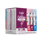Vitamin-Infused GoSip 6-Pack Variety Pack CB6Q - Sugar-Free Fruit Flavor Cartridge Refill Detail