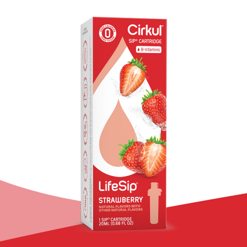 Natural Fruit Flavored LifeSip Strawberry ZNZ2 - Electrolyte Hydration Enhanced Taste Cartridges - Default Title